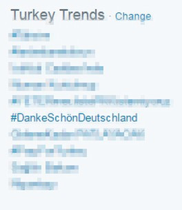 Teşekkürler Almanya Twitter'da TT oldu - Resim: 1
