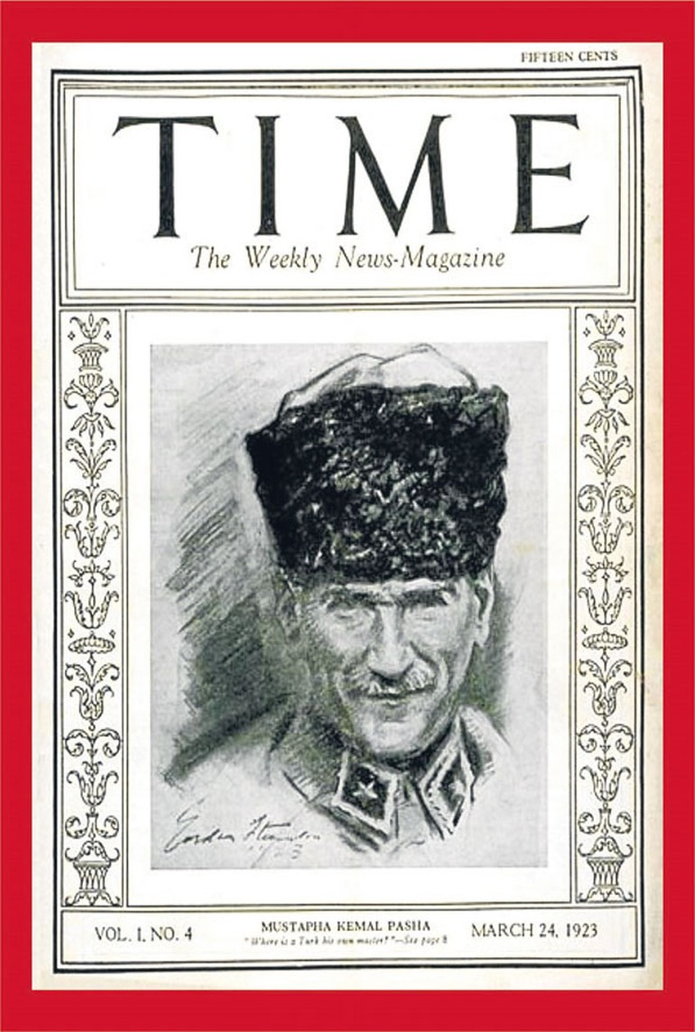 Atatürk 93 Yıl önce bugün Time dergisinin kapağındaydı - Resim: 1