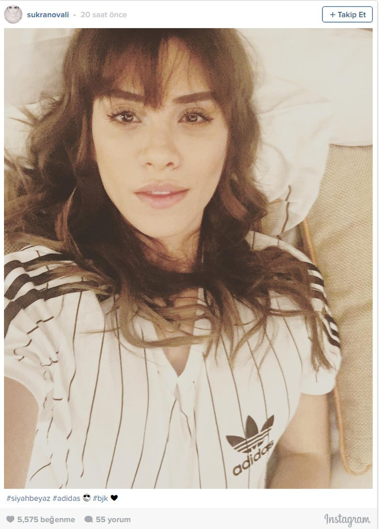 Caner Erkin'in sevgilisi Şükran Ovalı'dan Beşiktaş paylaşımı - Resim: 1