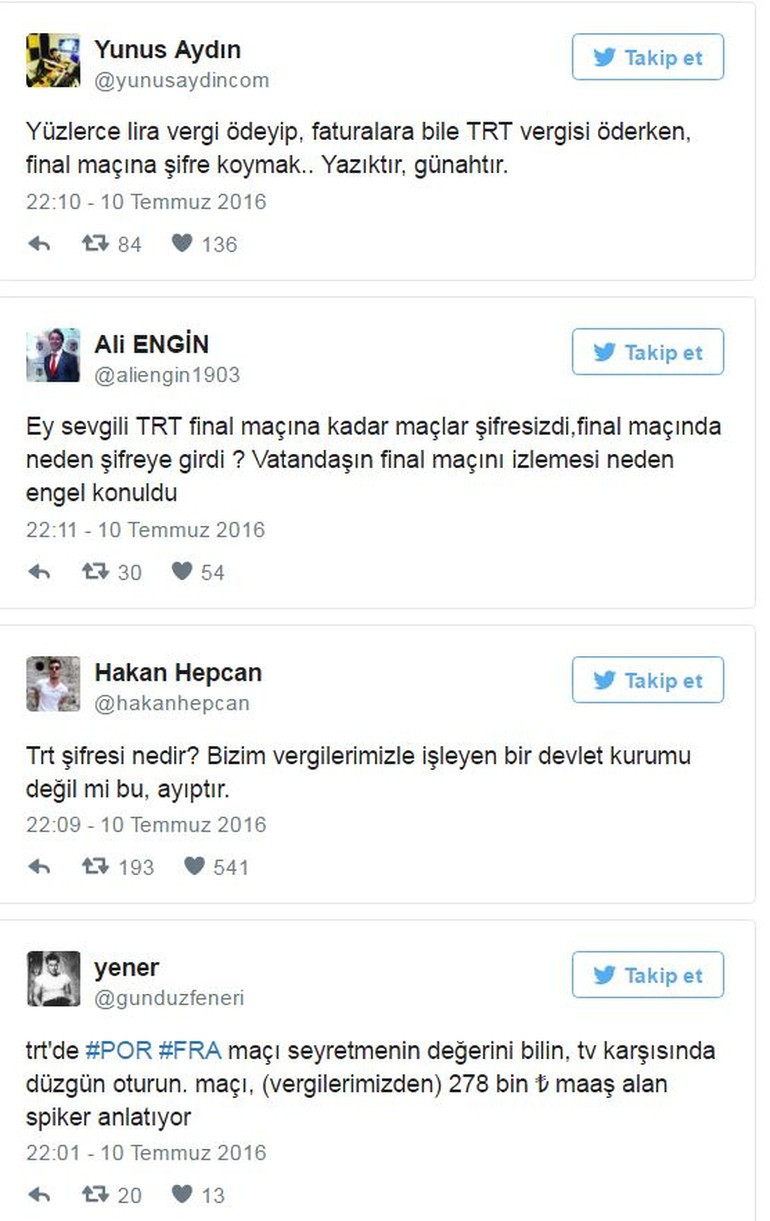 TRT'nin maça şifre koyması, taraftarları isyan ettirdi! - Resim: 2