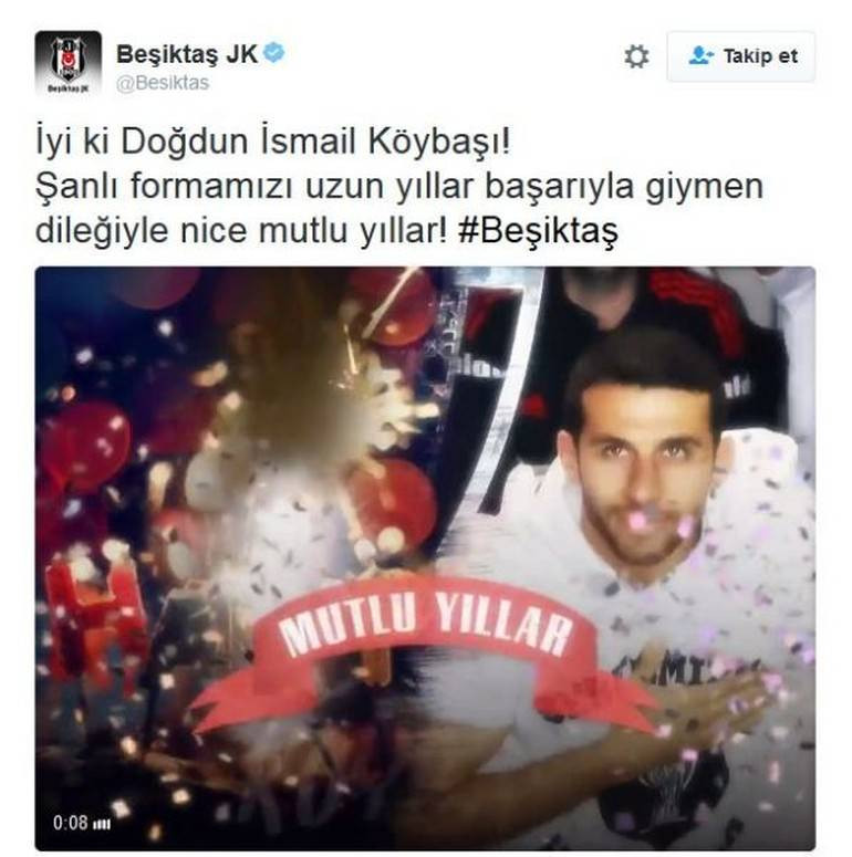 Beşiktaş İsmail Köybaşı paylaşımını sildi! - Resim: 2