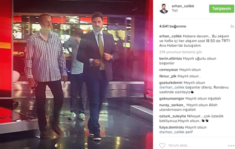 Ünlü haberci Erhan Çelik TRT1 ile anlaştı! - Resim: 1
