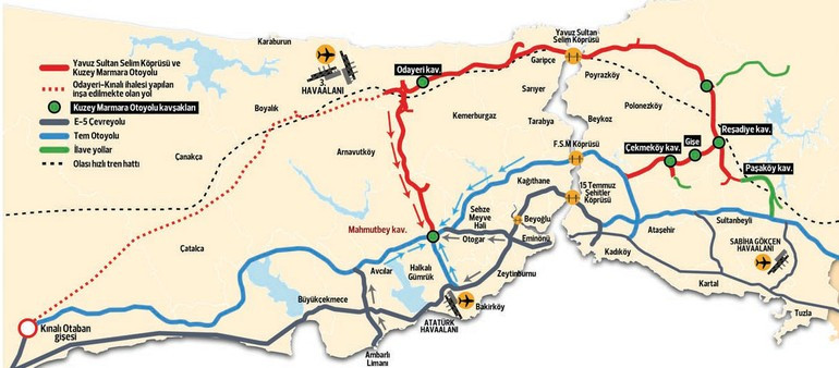 3. Köprü trafiği Mahmutbey'i vurdu! 7/24 kamyonlar TEM'de - Resim: 1