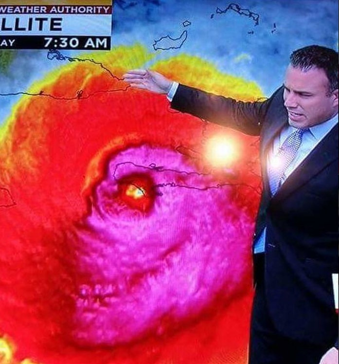 CNN Meteoroloji uydu haritasındaki kuru kafa dünyayı sarstı - Resim: 1