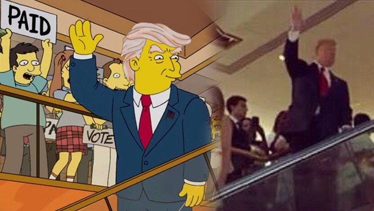 The Simpsons Trump'ın başkan olacağını 16 yıl önceden bildi - Resim: 1