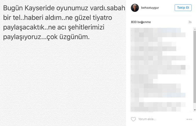 Kayseri patlaması nedeniyle pek çok etkinlik iptal oldu - Resim: 1