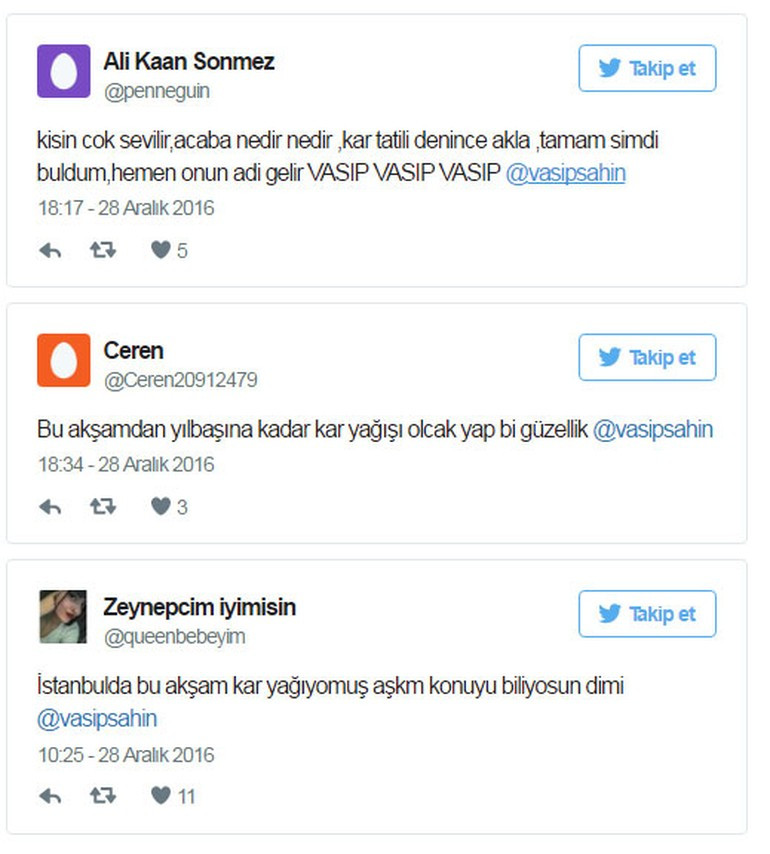 Kar tatili bekleyen öğrencilerden Vasip Şahin'e esprili tweetler - Resim: 2