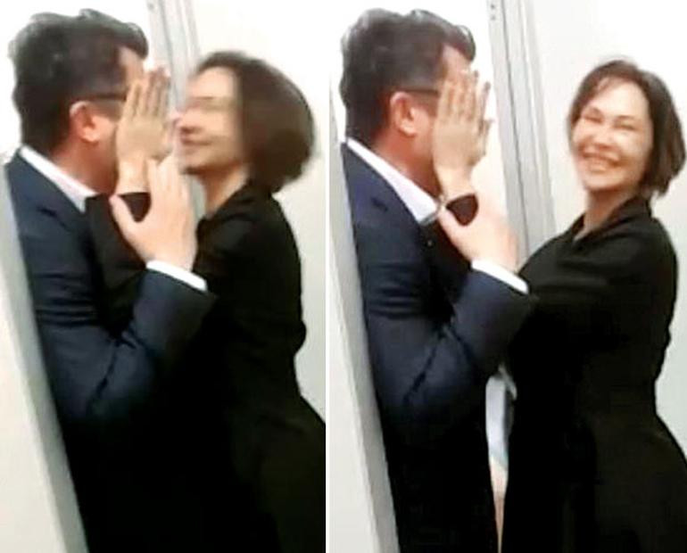 Seren Serengil Hülya Avşar'ı öpüşürken nasıl bastı? - Resim: 1