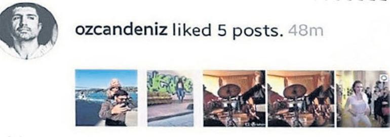 Özcan Deniz eski sevgilisi Fahriye Evcen'in videosunu niye beğendi? - Resim: 1