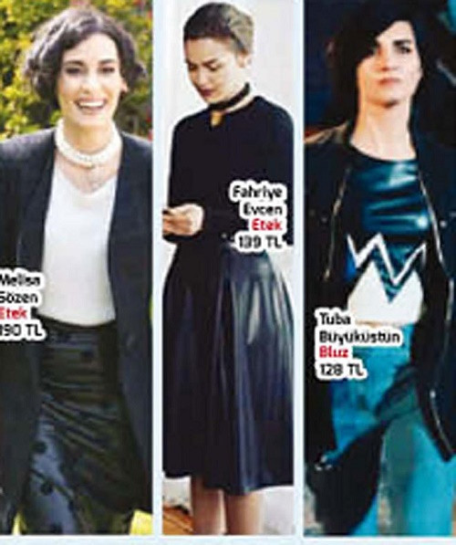 Fahriye Evcen'in giydiği elbisede göbek detayı! - Resim: 3