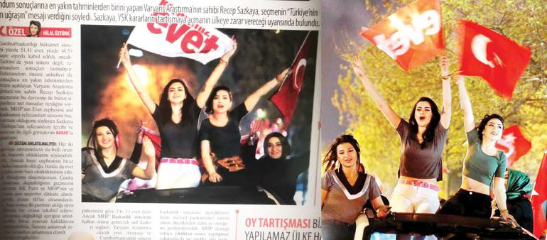 Karar gazetesinden Evetçi genç kızların kıyafetlerine sansür - Resim: 1