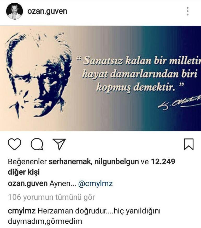 Cem Yılmaz’dan çarpıcı Atatürk yorumu - Resim: 1