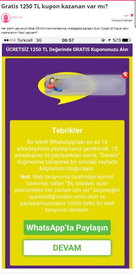 Telefonlarınıza Gratis'ten mesaj yağıyor sakın açmayın - Resim: 2