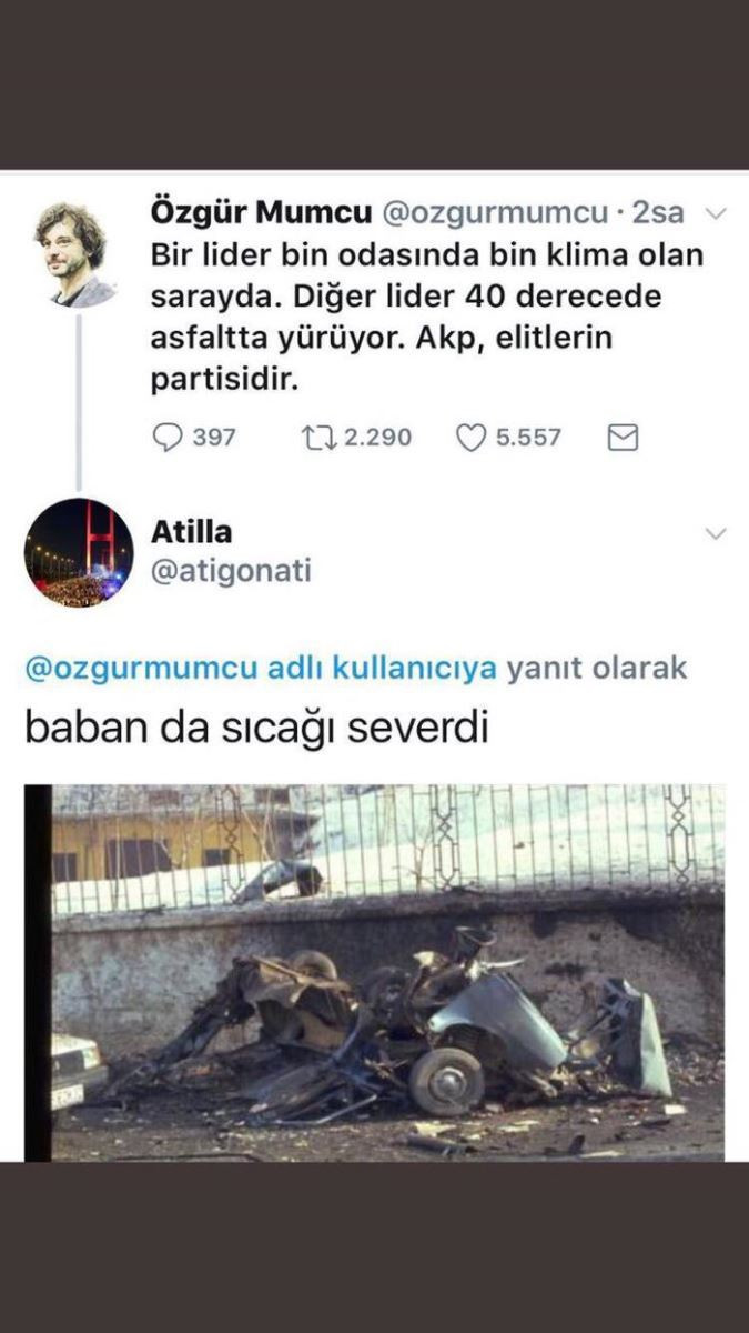 Uğur Mumcu'nun oğluna twitterda çirkin mesajlar - Resim: 1