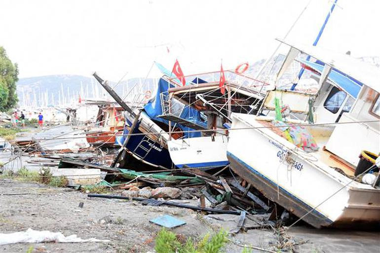 Bodrum ve Datça'da deprem sonrası son durum - Resim: 1