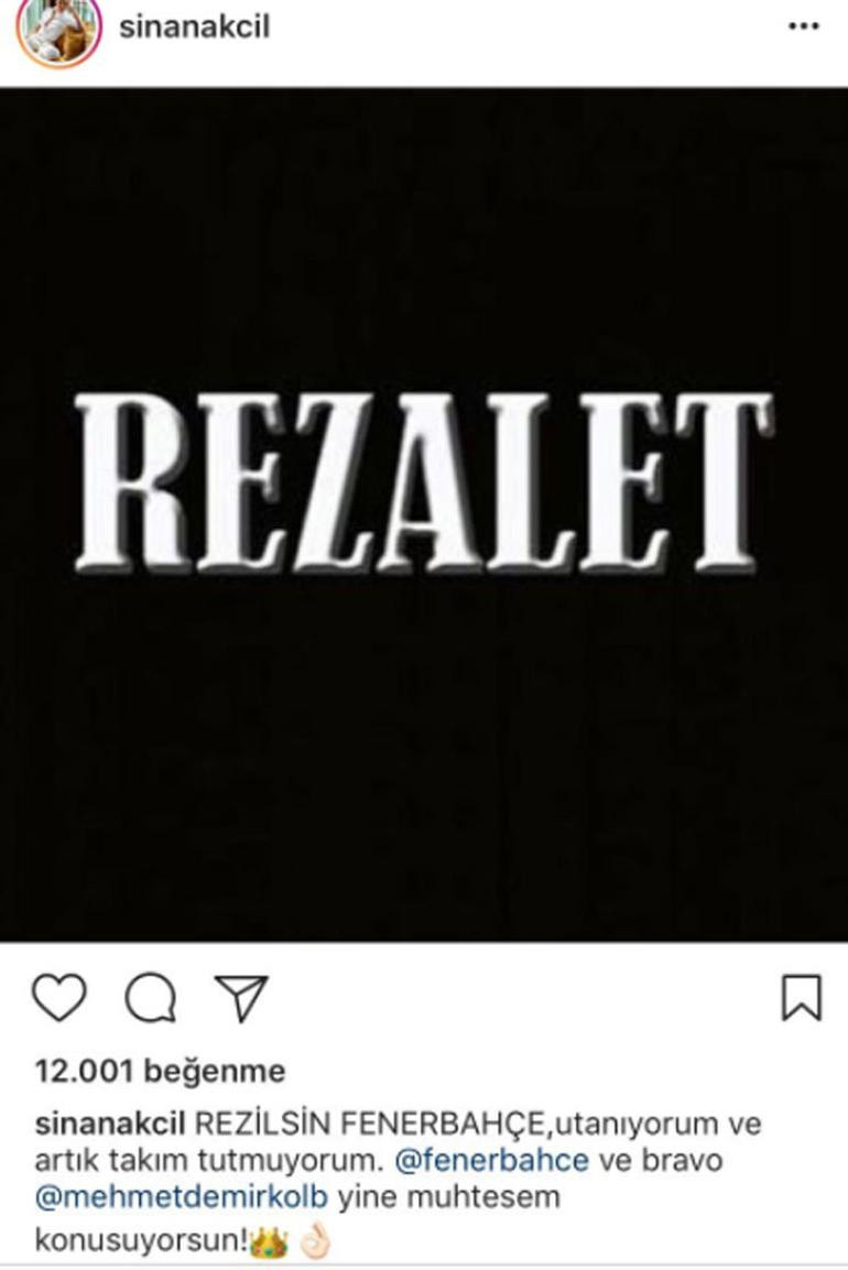 Sinan Akçıl'dan olay Fenerbahçe paylaşımı - Resim: 1