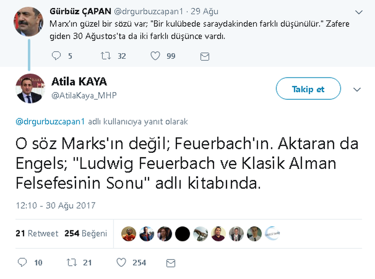 Solcu siyasetçinin Marx hatasını ülkücü vekil düzeltti - Resim: 1