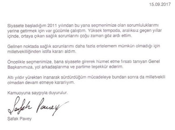 CHP'li Şafak Pavey milletvekilliğinden istifa etti - Resim: 1