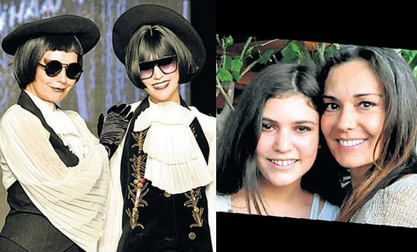 90'lara damga vuran manken Merve İldeniz kızıyla podyumda - Resim: 2