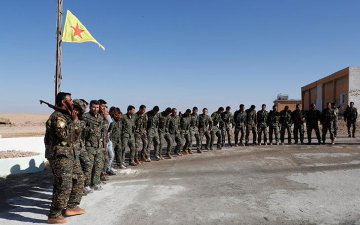Türkiye sınırında skandal görüntü! YPG tören yaptı - Resim: 1