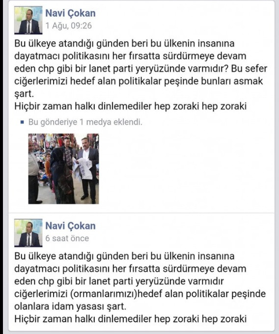 AKP'li Belediye Başkanı'ndan Skandal Sözler: Bunları Asmak Şart - Resim: 1