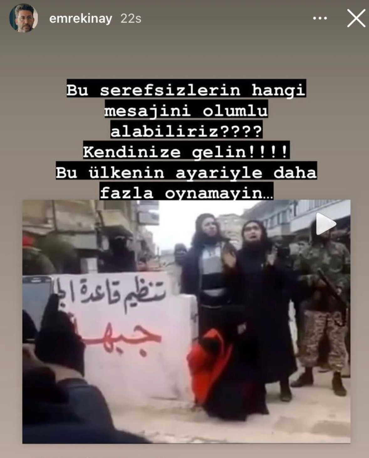 Oyuncu Emre Kınay'dan Sert Taliban Paylaşımı - Resim: 1