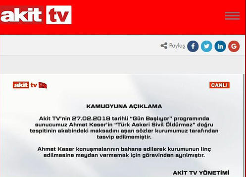 Akit TV sunucusu skandal sözlerin ardından istifa etti - Resim: 2
