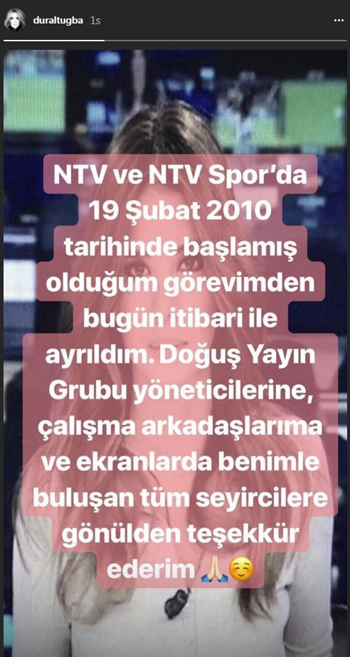 Tuğba Dural NTV'den ayrıldı - Resim: 1