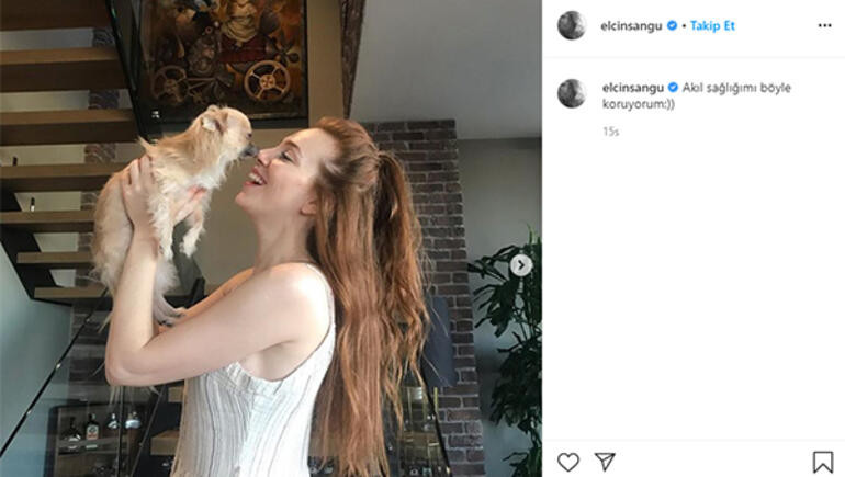 Elçin Sangu'nun akıl sağlığını koruma yöntemi! - Resim: 1