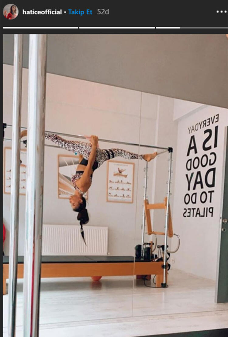 Şarkıcı Hatice'nin pİlates pozu sosyal medyayı salladı - Resim: 1