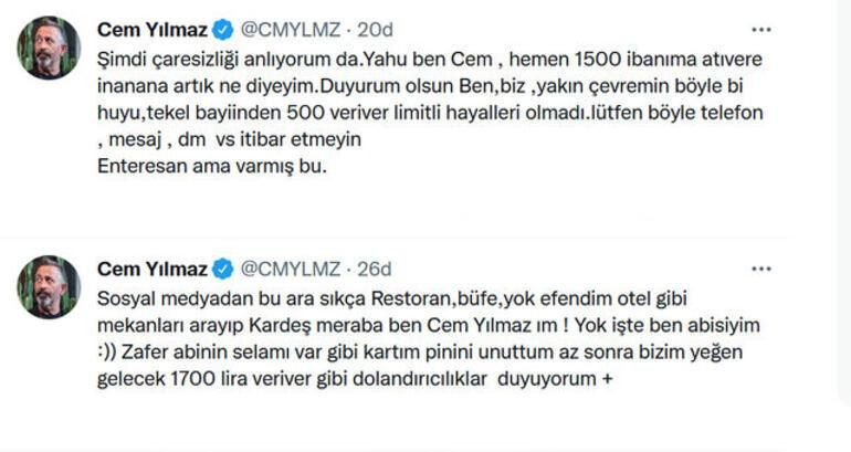 Cem Yılmaz'dan Dolandırıcılık Uyarısı: İtibar Etmeyin! - Resim: 1