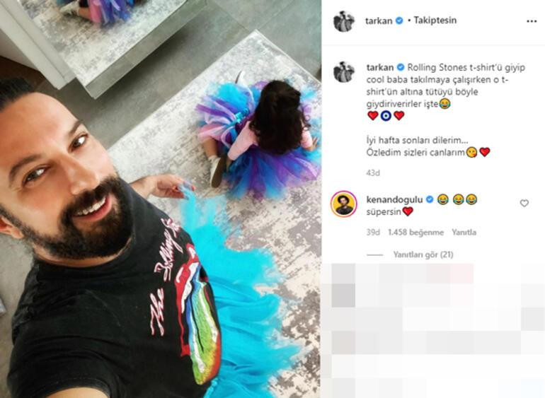 Mega Star Tarkan Kızıyla Anlarını Paylaştı: Cool Baba Olmaya Çalışırken... - Resim: 1