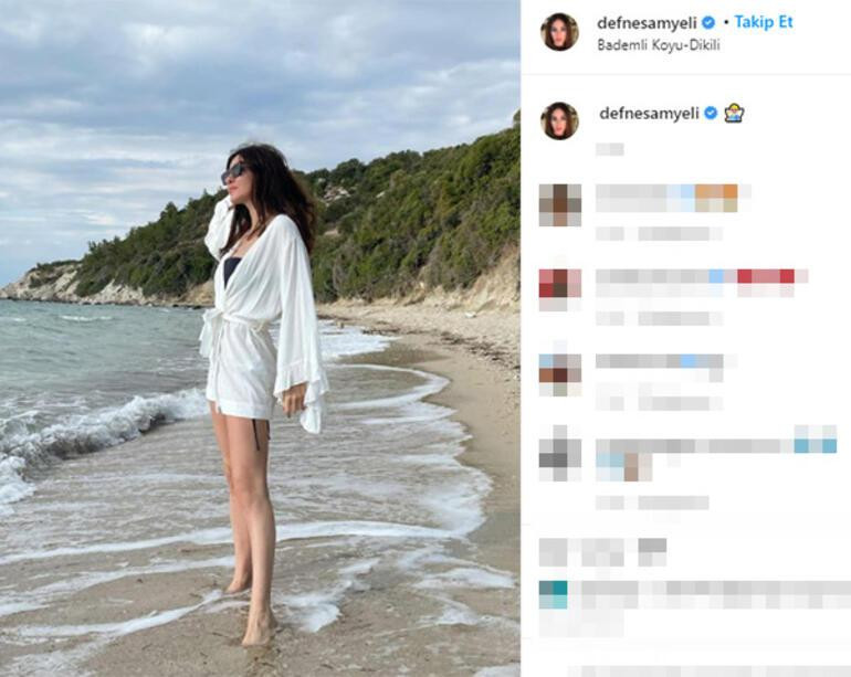 Defne Samyeli'den Huzur Dolu Tatil Pozu - Resim: 1