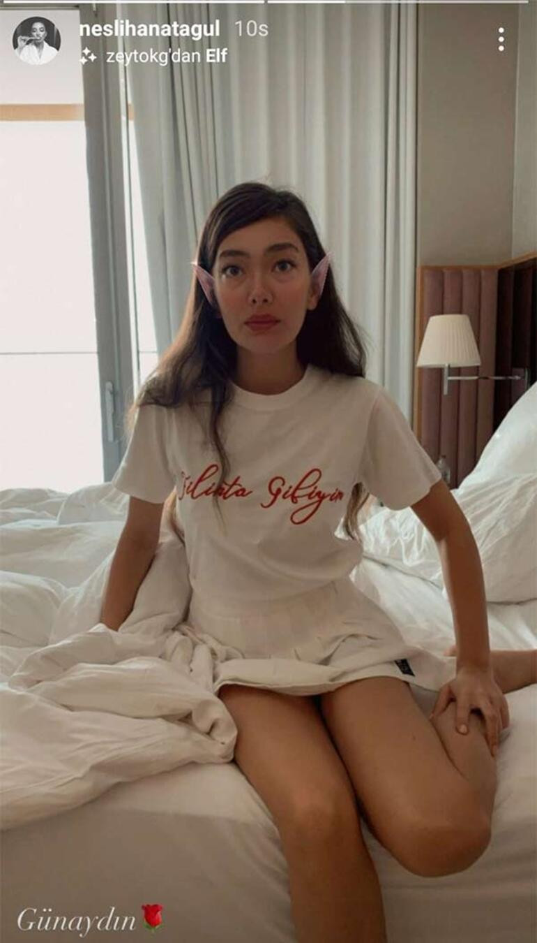 Neslihan Atagül'den Güldüren Günaydın Pozu - Resim: 1