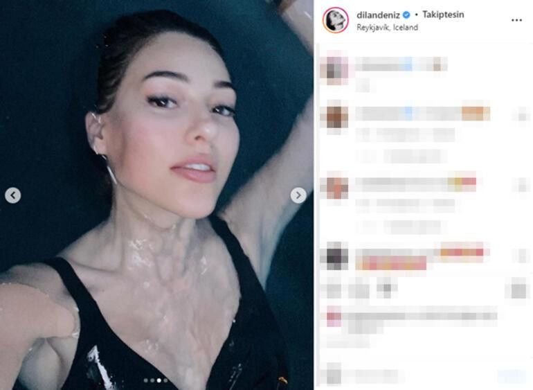 Dilan Çiçek Deniz'in Eksi 11 Derecede Havuz Keyfi - Resim: 1