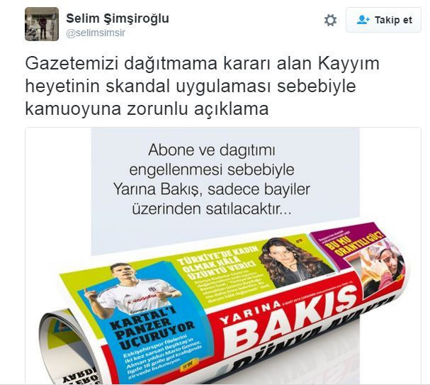 Kayyum 5 gazetenin abone dağıtımını durdurdu - Resim: 1
