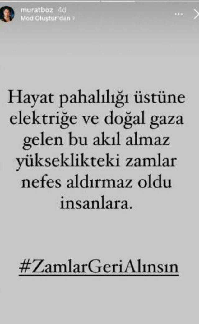 Murat Boz da Zamlara İsyan Etti: Nefes Aldırmaz Oldu - Resim: 1