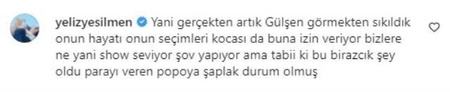 Gülşen'in Menajerine Yaptığı Kalça Hareketi Ardından Yeliz Yeşilmen Sert Yorum Yaptı - Resim: 1