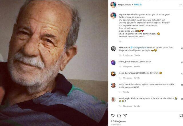 Tolga Karel Babasını Kaybetti: Ben Gelmeden Ölme Demiştim - Resim: 1