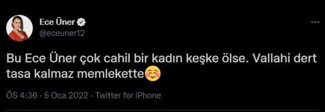Ece Üner Eleştirileri Ti'ye Aldı: Bu Ece Üner Ne Cahil Kadın - Resim: 1