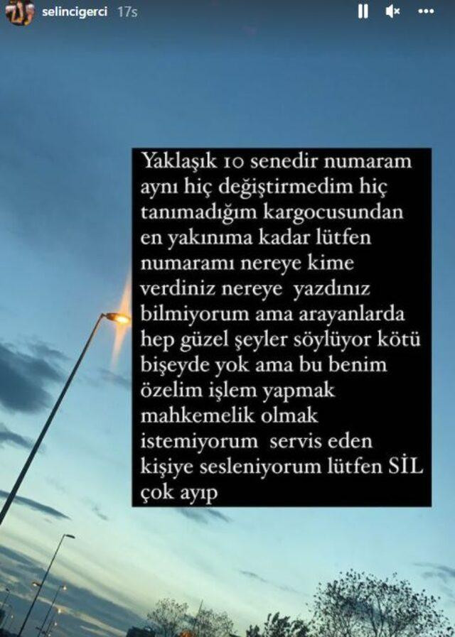 Selin Ciğerci'nin Telefon Numarasını Yaydılar: Lütfen Silin - Resim: 1