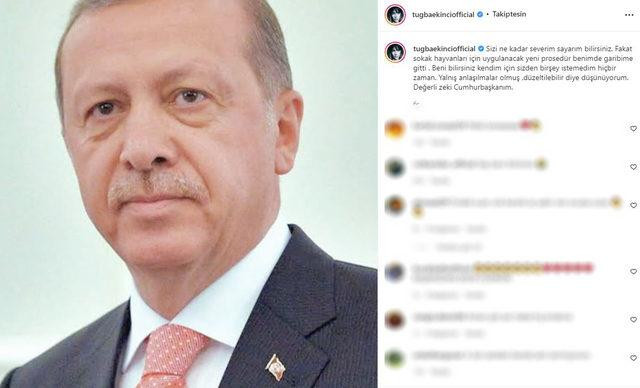 Tuğba Ekinci'den Şaşırtan Erdoğan Paylaşımı: Yanlış Anlaşılma Olmuş - Resim: 1