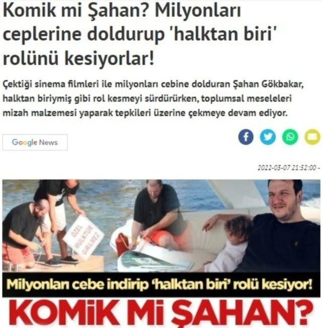 Şahan Gökbakar'dan Yobaz Akit'in Haberine Sert Yanıt - Resim: 1