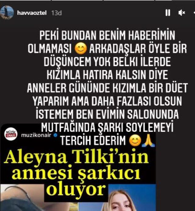 Aleyna Tilki'nin Annesi Havva Öztel de mi Şarkıcı Olacak? Açıklama Geldi - Resim: 1