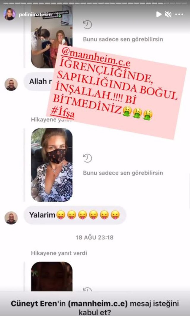 Pelin Öztekin Kendisine Gelen Çirkin Mesajları İfşaladı! Bir Bitmediniz! - Resim: 2