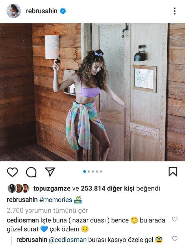 Ebru Şahin'in Fotoğrafına Cedi Osman'dan Flaş Yorum - Resim: 1