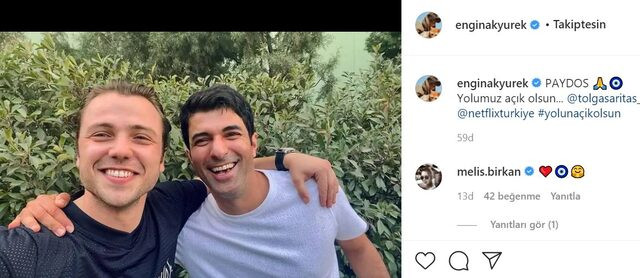 Engin Akyürek ve Tolga Sarıtaş'tan Netflix Selfie'si: Yolun Açık Olsun - Resim: 1