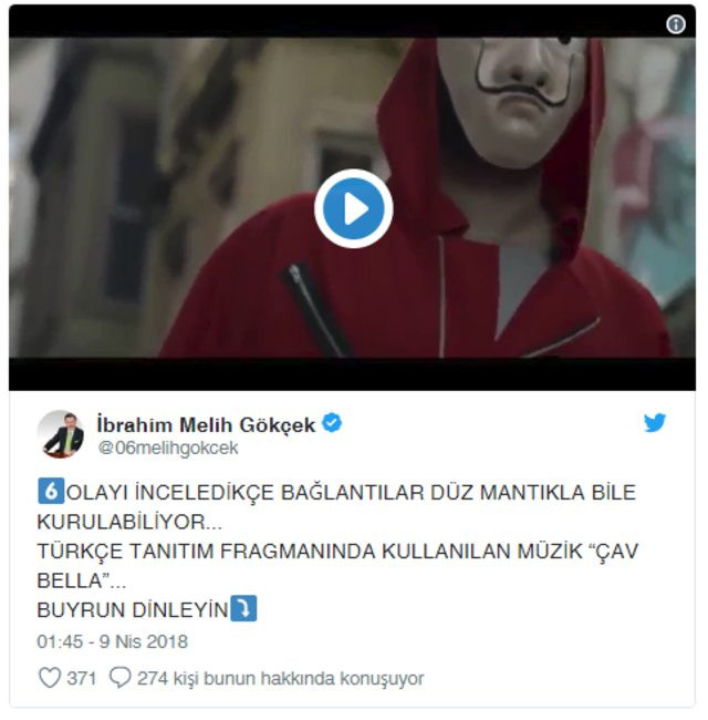 Melih Gökçek'ten La Casa De Papel için bomba iddia: Ali Koç'a suikast... - Resim: 5