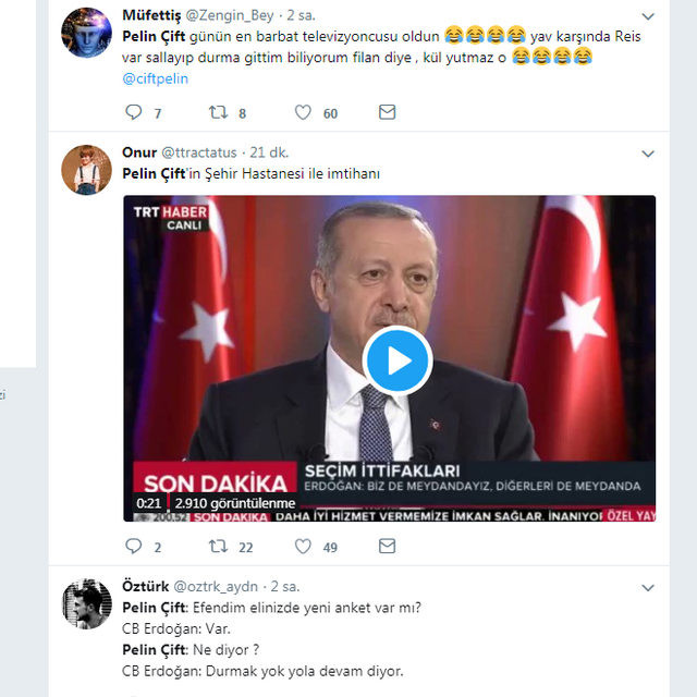 TRT'deki canlı yayında Pelin Çift gaflarıyla Erdoğan karşısında nasıl rezil oldu? - Resim: 3