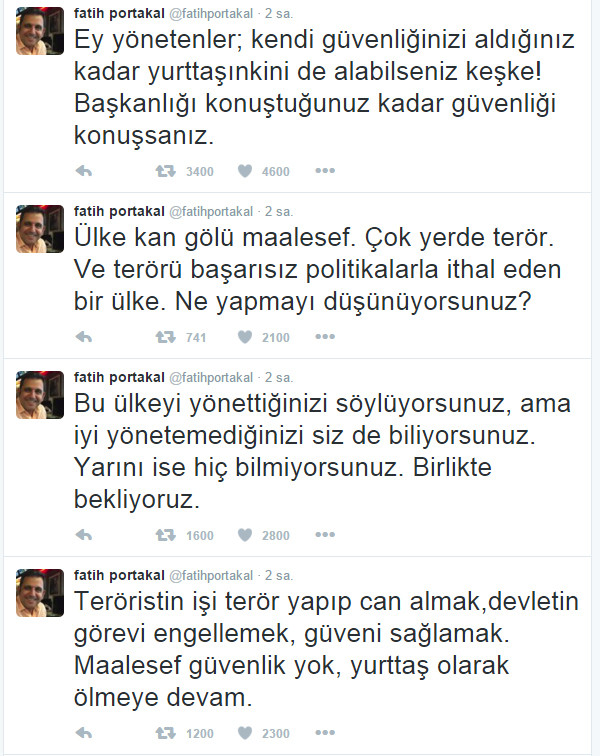 Fatih Portakal: Başkanlık kadar güvenliği konuşsanız... - Resim: 1